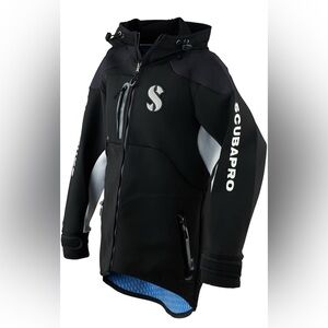 Women's Black Dive Boat Jacket Scuba Pro - NEVER WORN Rare Size 2XL